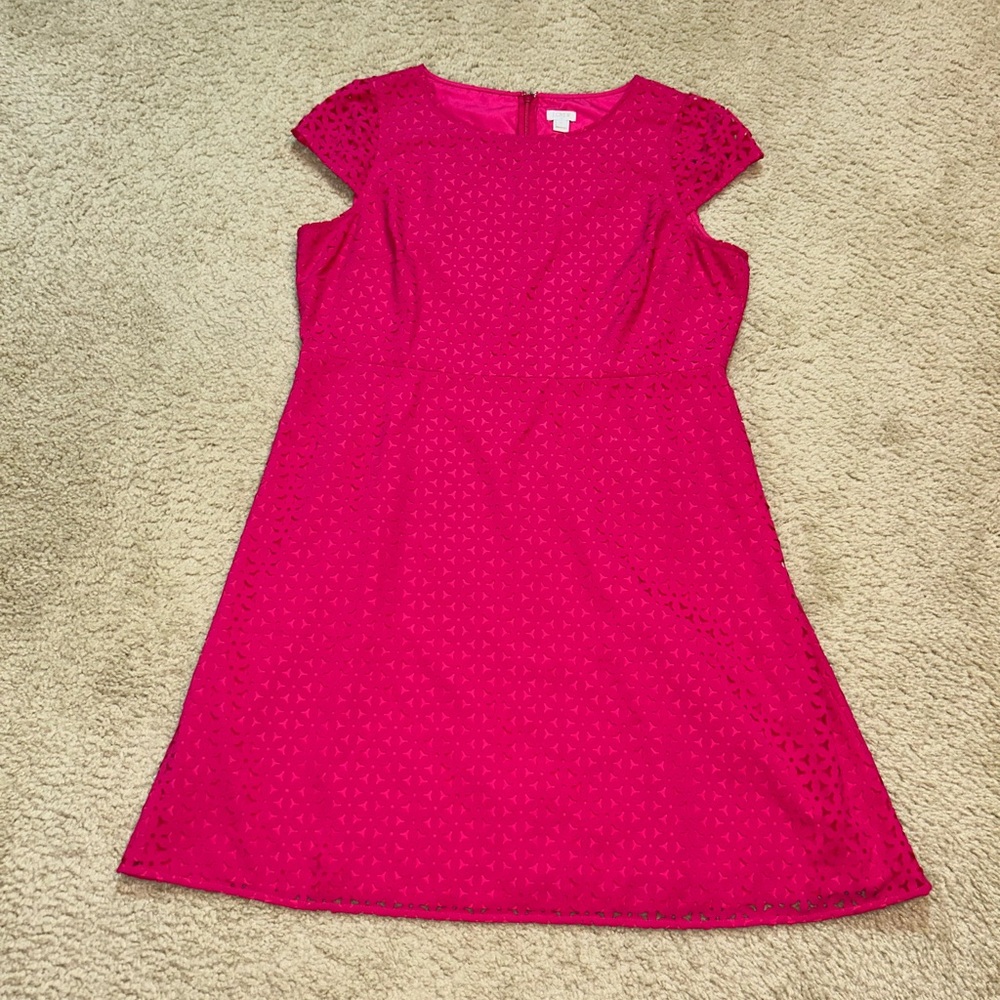 💖NWOT J.Crew Laser Cut Overlay Dress💖